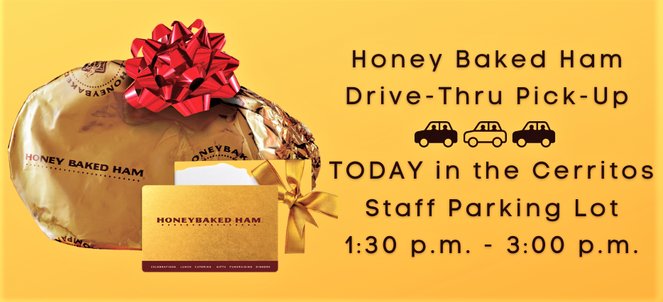Honey Baked Ham Drive-thru Pick Up TODAY!