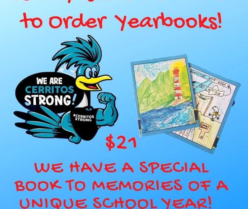 Yearbook Ordering Deadline is Today!